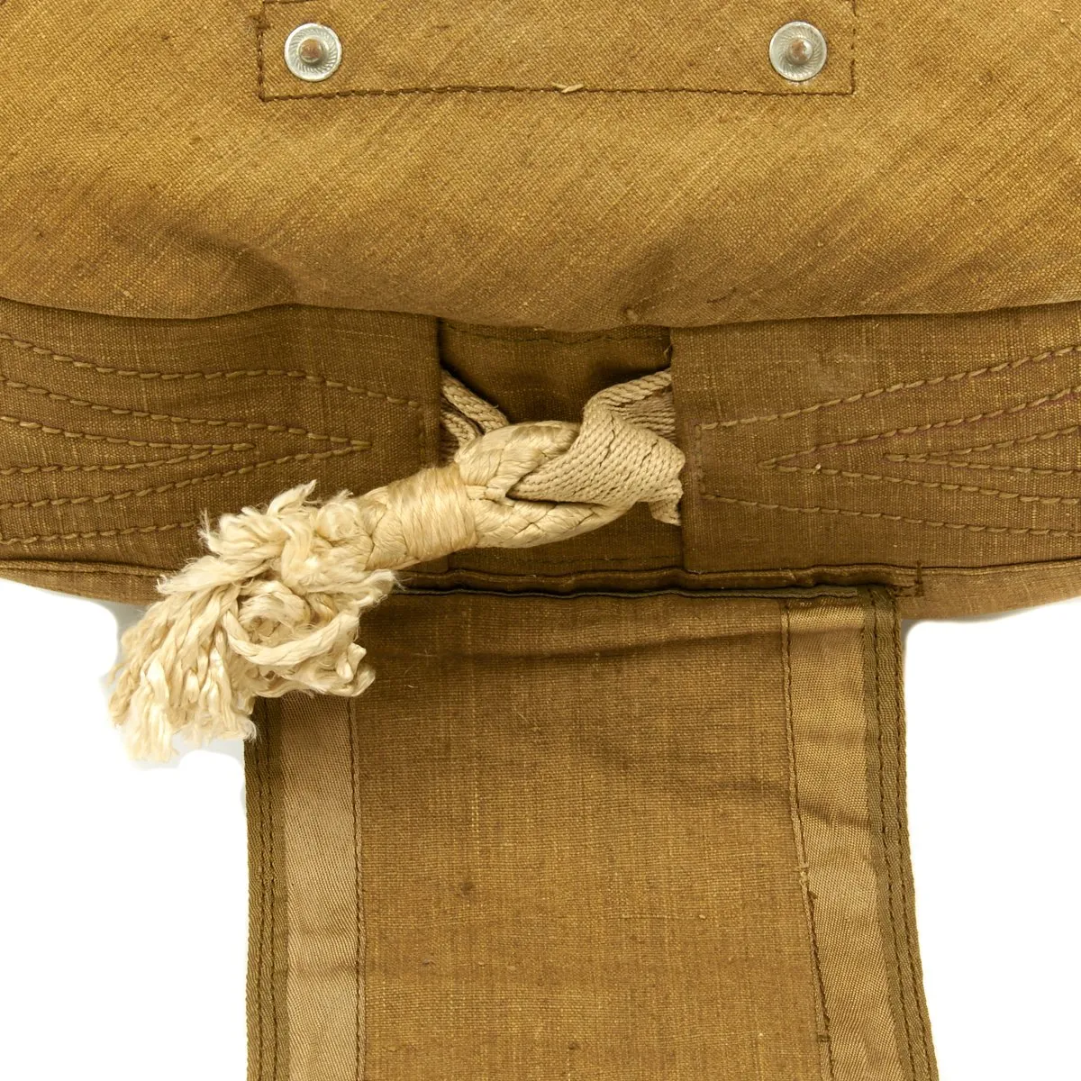 Original German WWII Luftwaffe Camouflage Fallschirmjager Paratrooper RZ20/36 Transitional Parachute with Bag