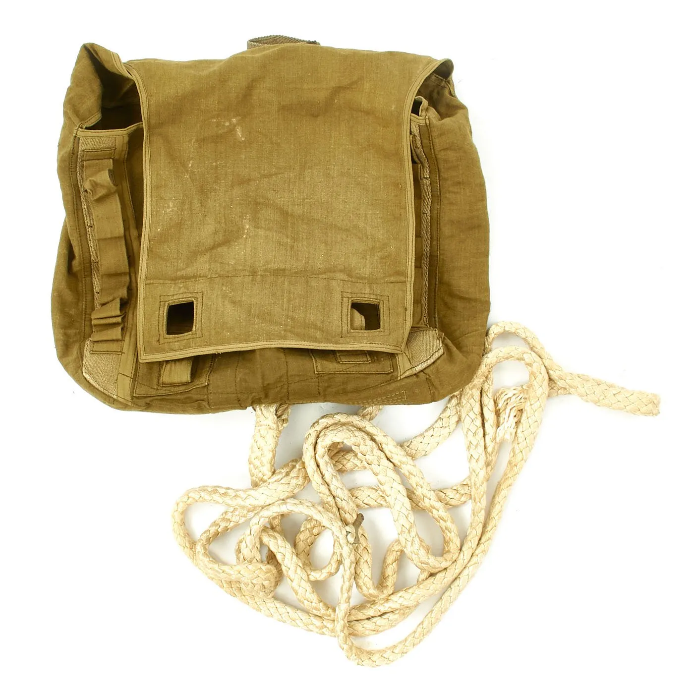 Original German WWII Luftwaffe Fallschirmjager RZ20 Camouflage Parachute - Paratrooper