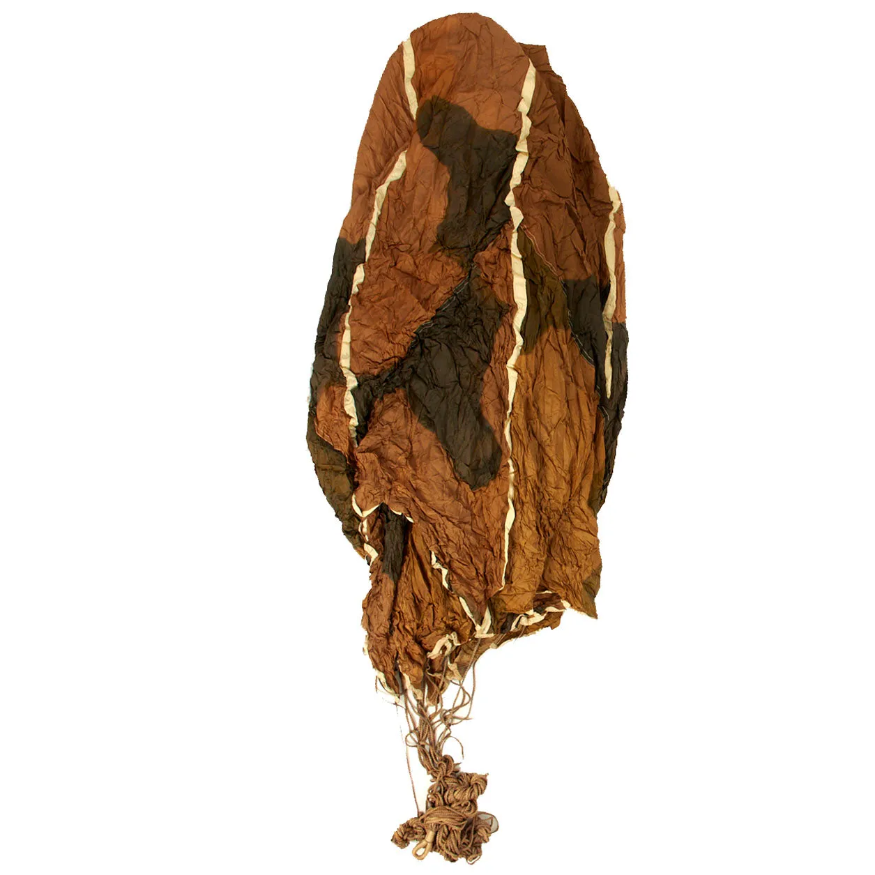 Original German WWII Luftwaffe Fallschirmjäger Paratrooper RZ20 Camouflage Parachute Canopy