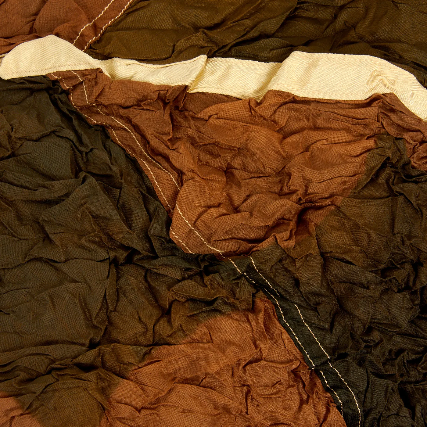 Original German WWII Luftwaffe Fallschirmjäger Paratrooper RZ20 Camouflage Parachute Canopy