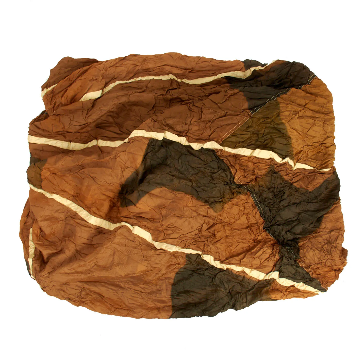 Original German WWII Luftwaffe Fallschirmjäger Paratrooper RZ20 Camouflage Parachute Canopy