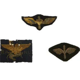 Original Rare 1920’s U.S. Navy Airship Pilot Insignia Attributed to Chief Aviation Pilot Stanley R. Soulby, Pilot of Dirigibles USS Macon, Akron & Shenandoah
