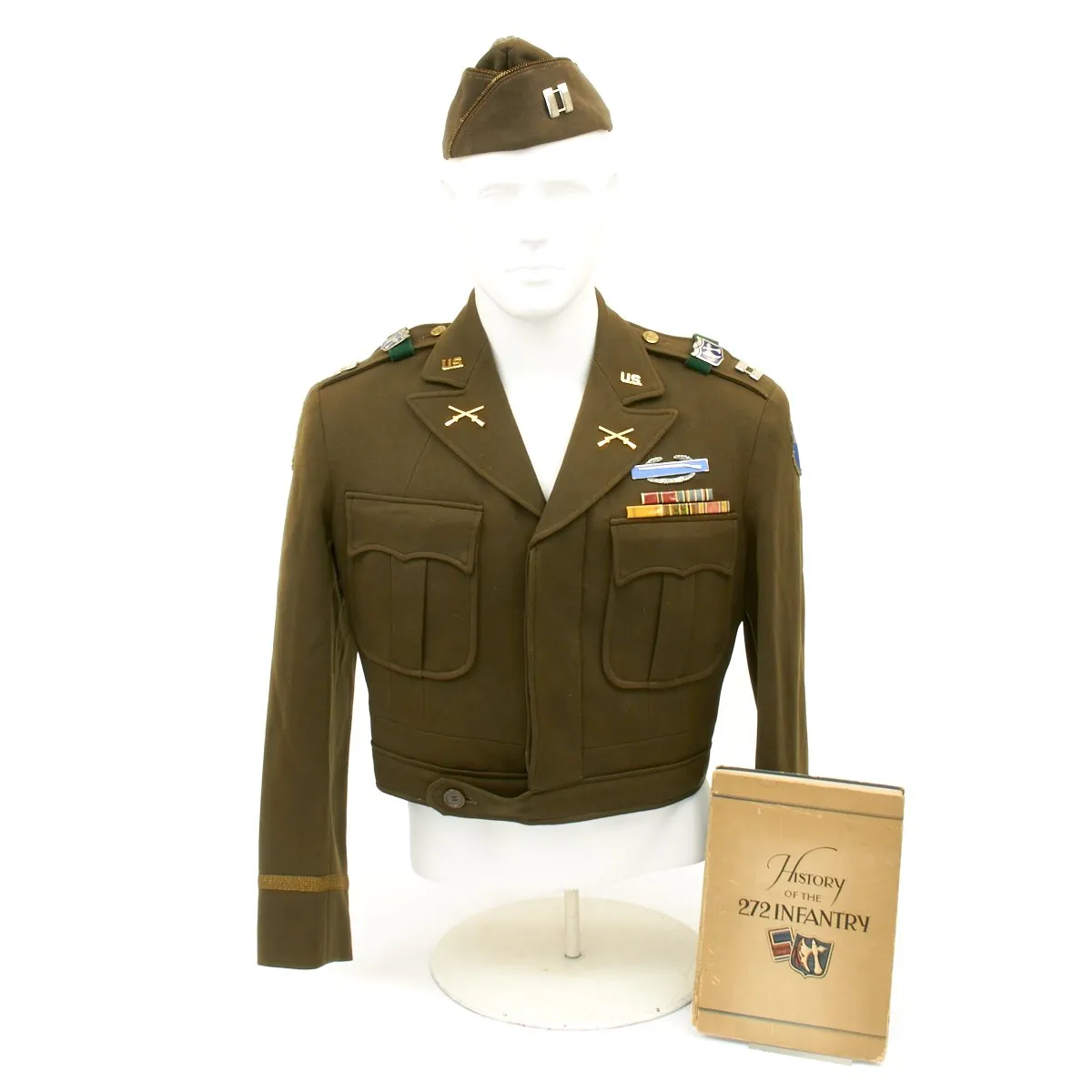 Original U.S. WWII 272nd Infantry Regiment Named Grouping - Bronze Star Recipient