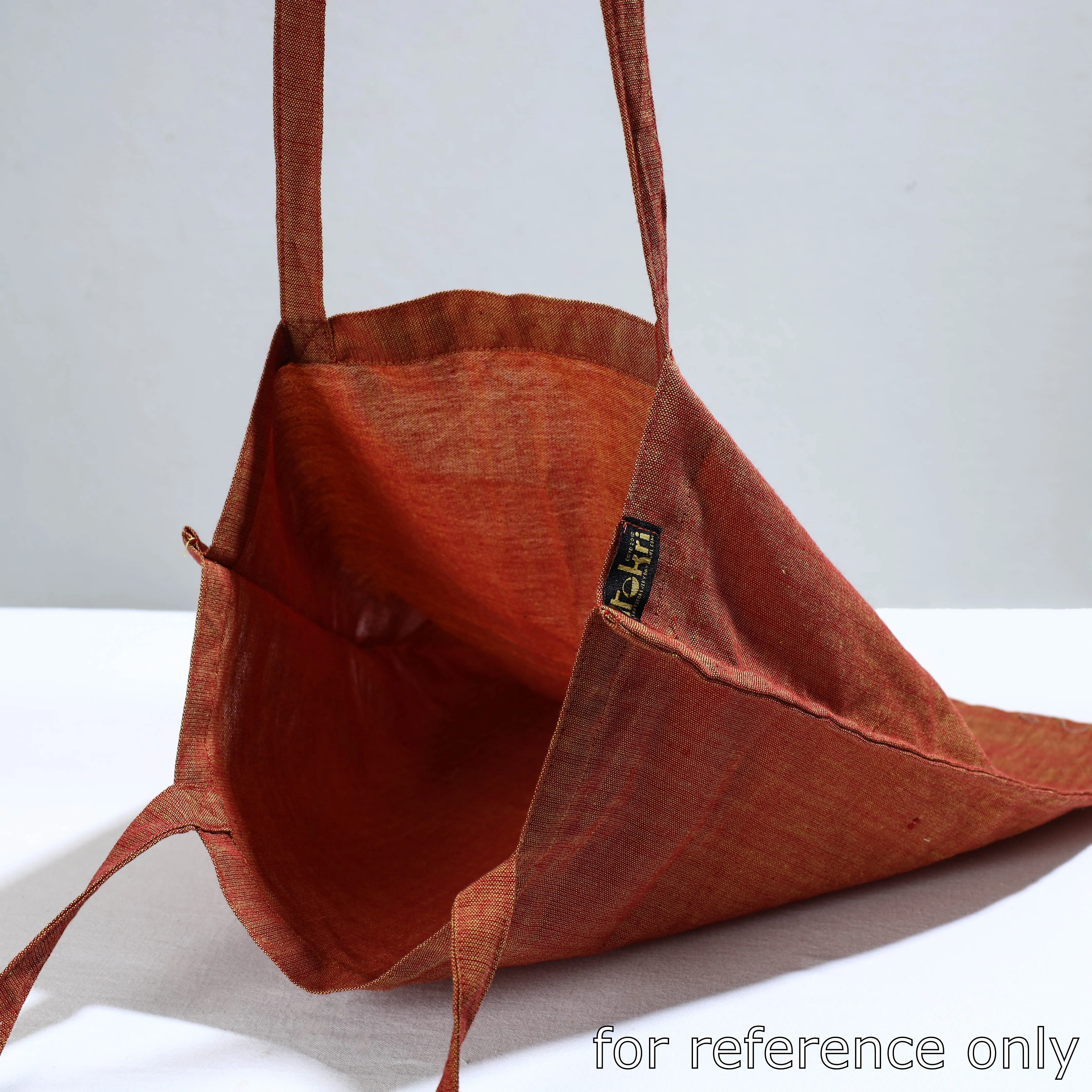 Pink - Jhiri Pure Handloom Cotton Jhola Bag 14