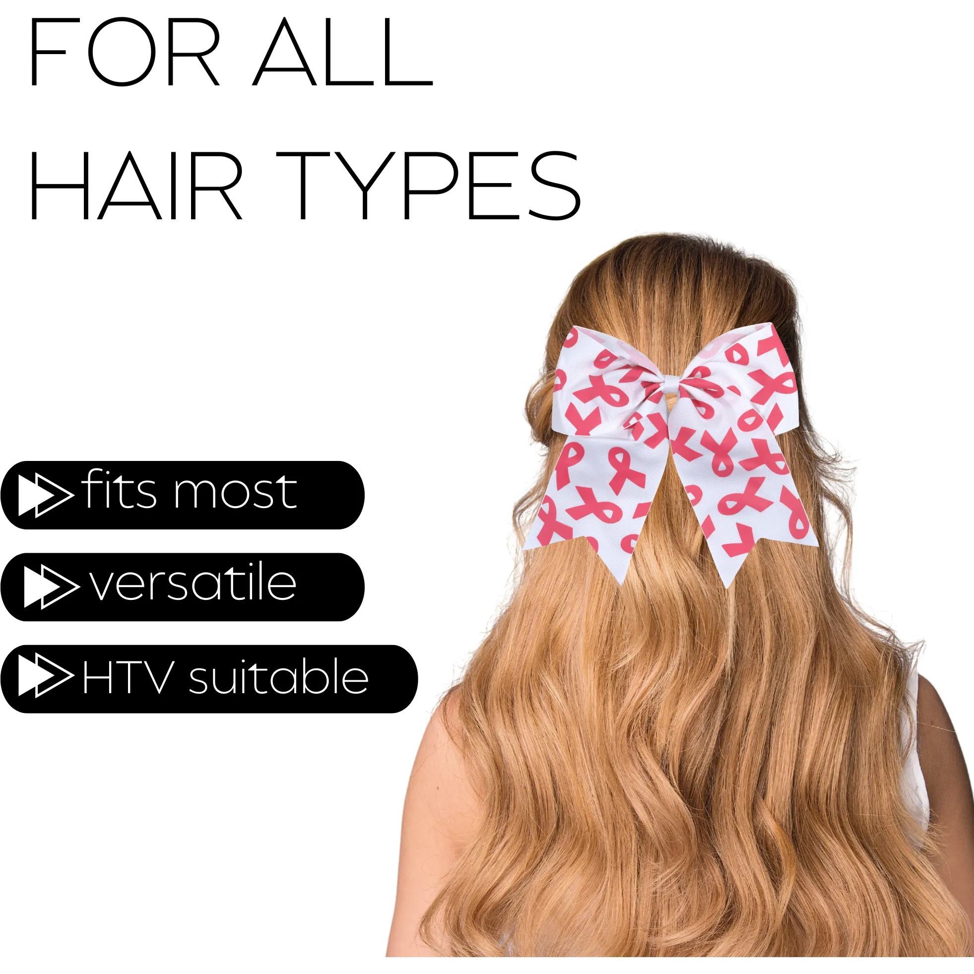 Pink Ribbons Breast Cancer Awareness Bow