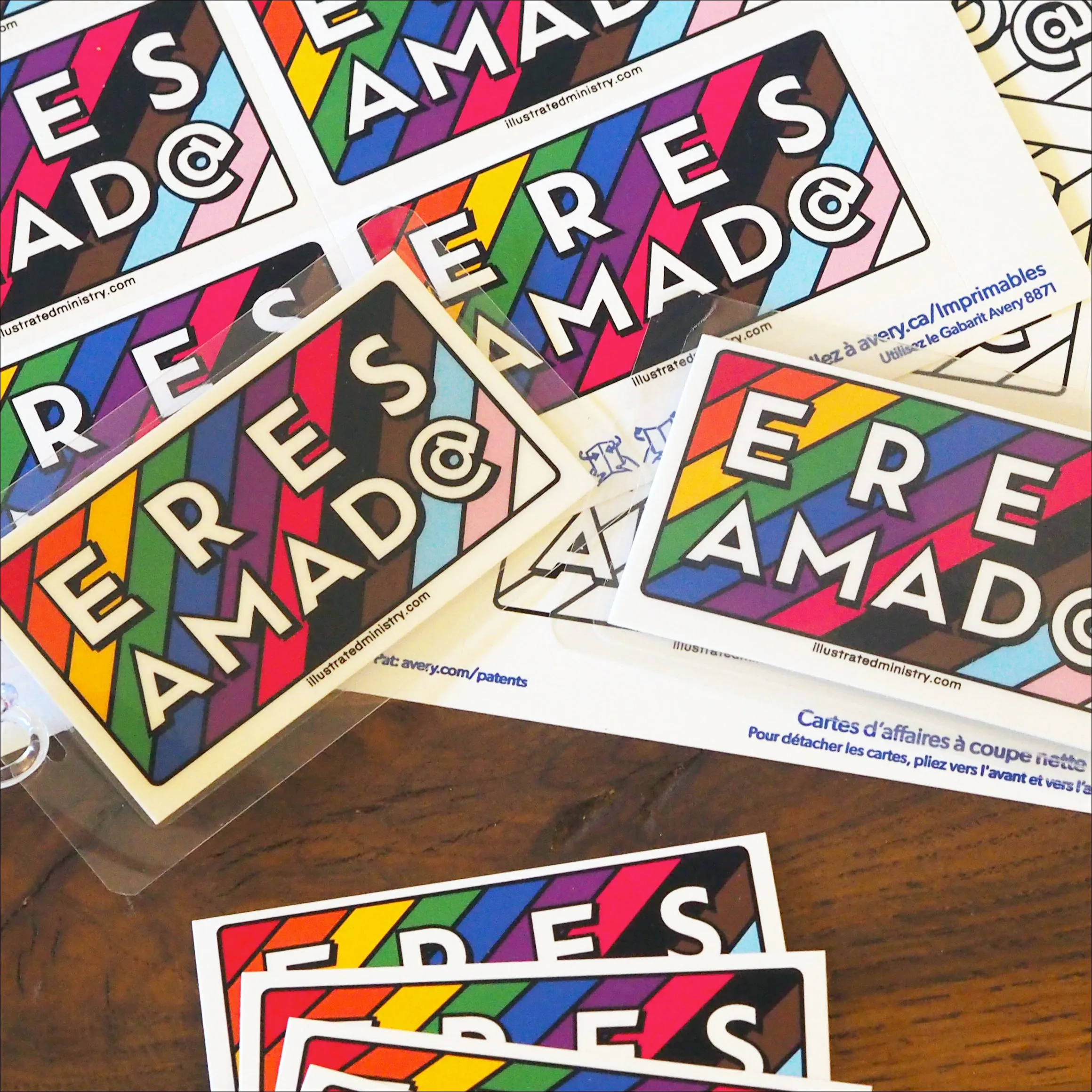 "Eres Amad@" Backpack Tags
