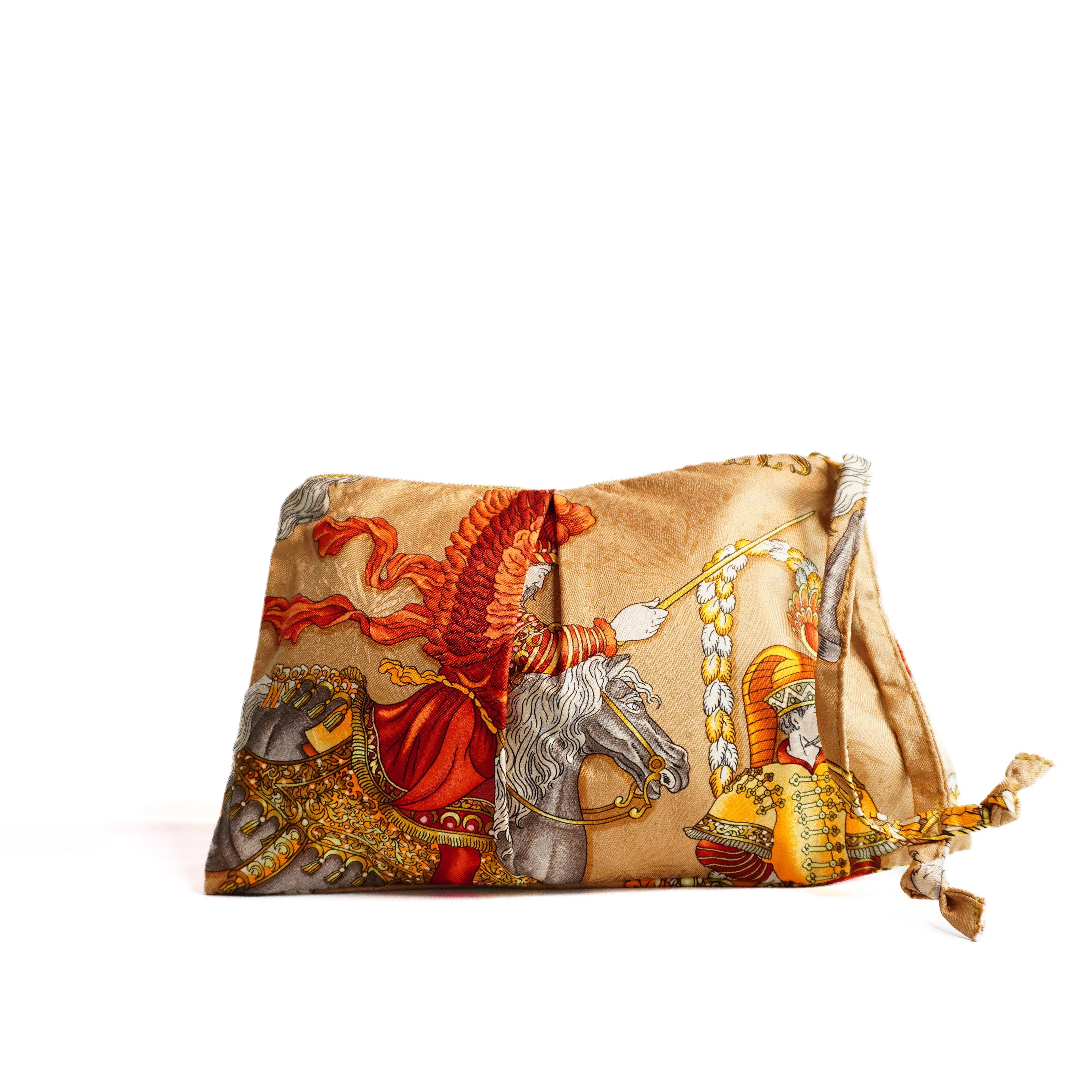 "Les Fetes de Roi Soleil" Scarf Bag (Upcycled from Hermes Scarf)