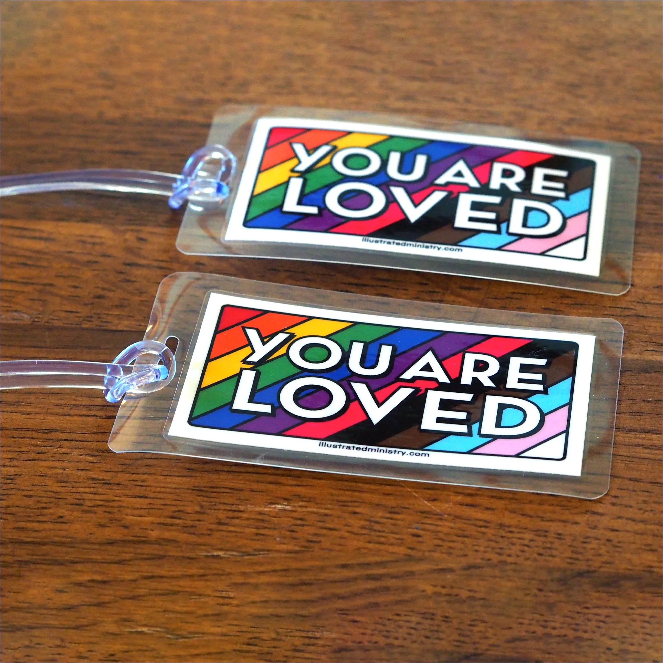 "You Are Loved" Backpack Tags