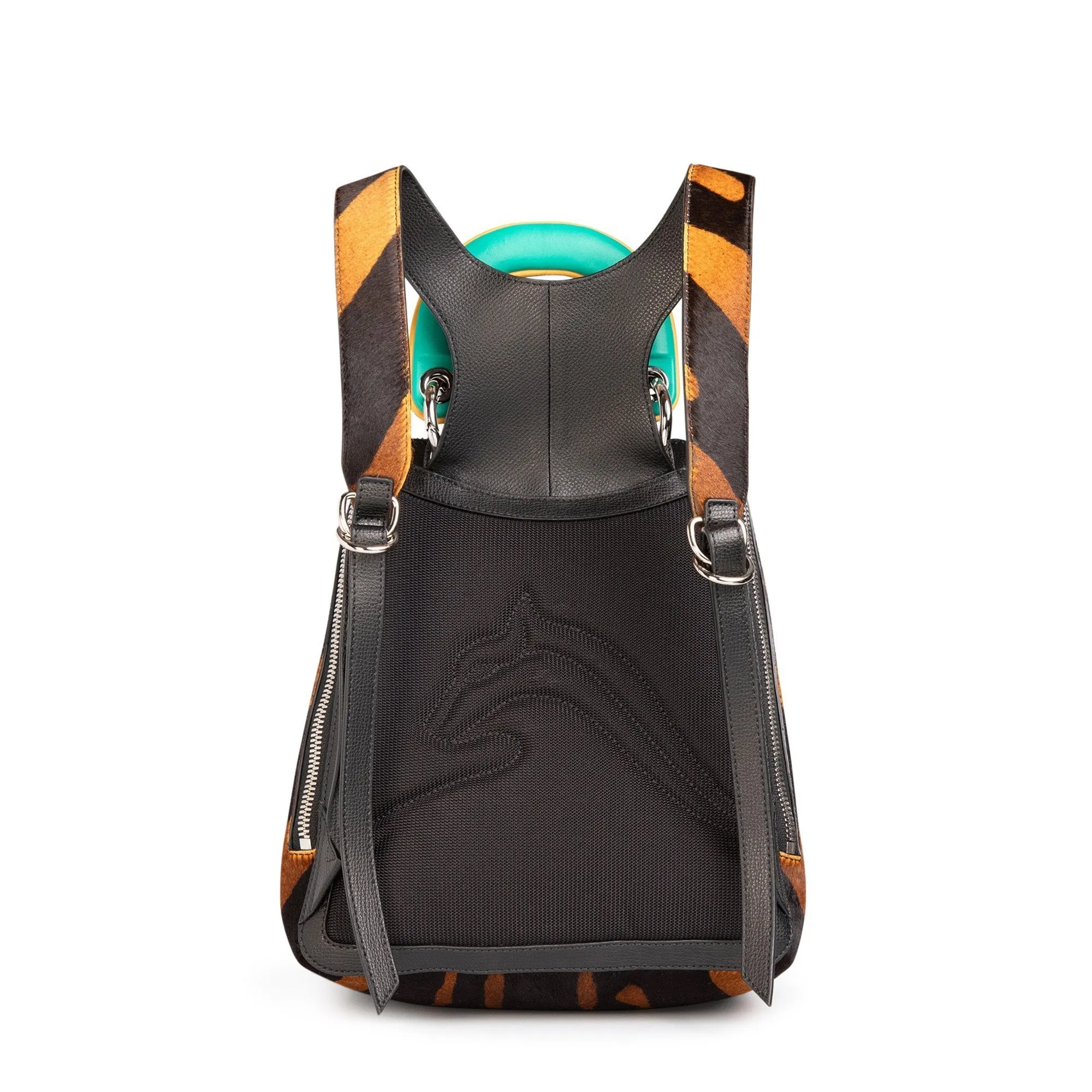 Racer Haircalf Mini: Women's Designer Backpack in Zebra Print