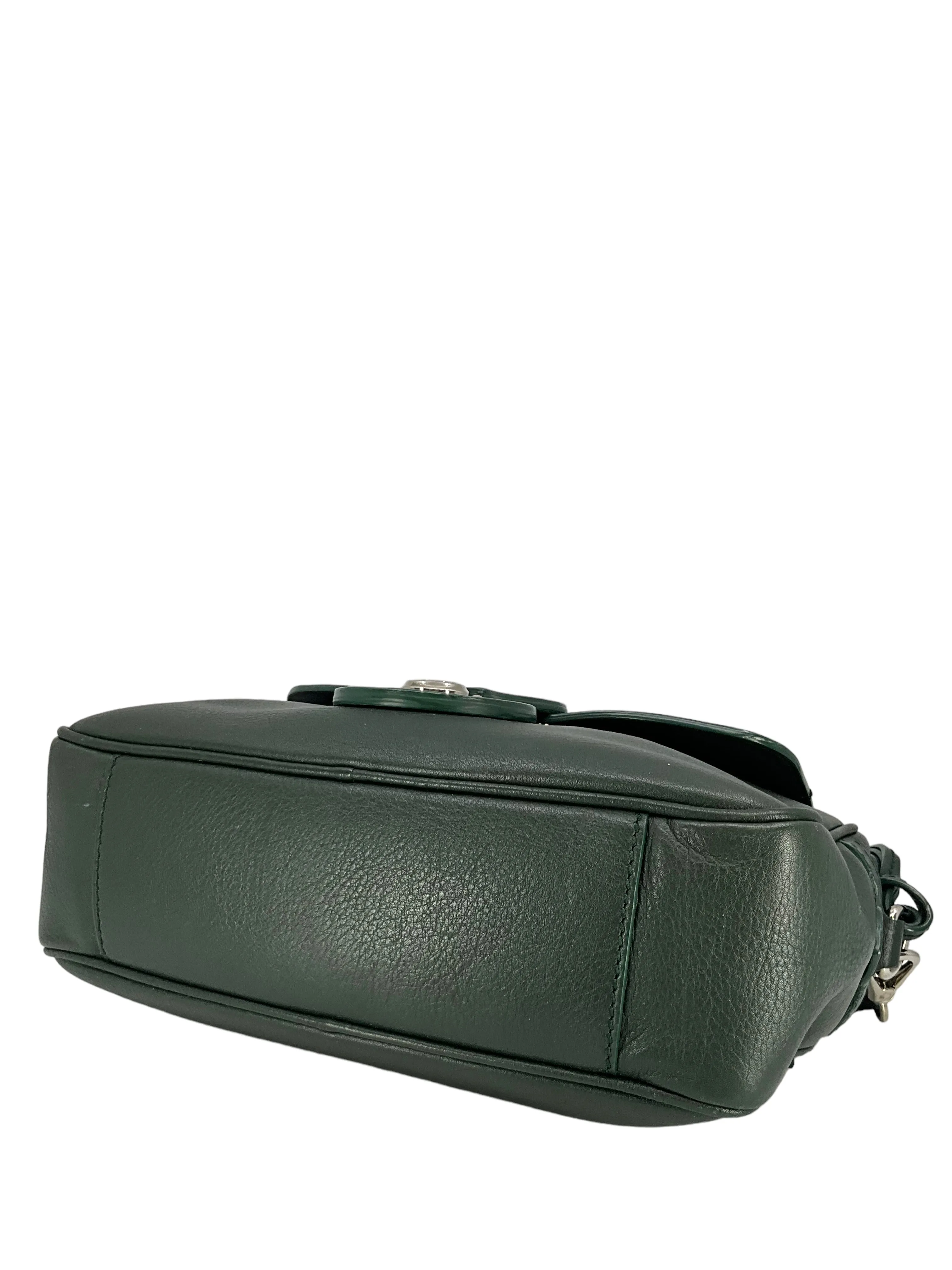 Ralph Lauren Mini Ricky Leather Crossbody Bag