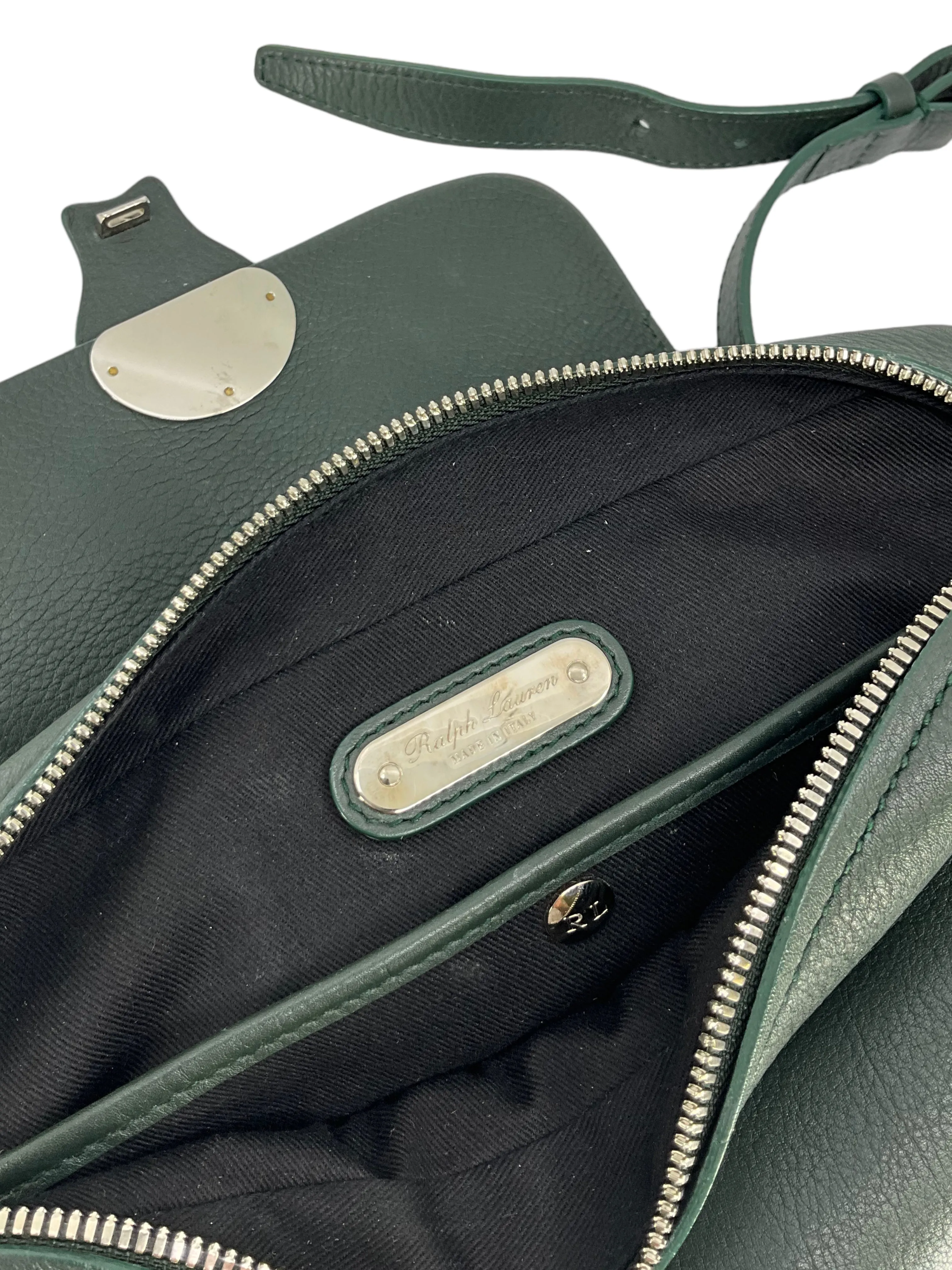 Ralph Lauren Mini Ricky Leather Crossbody Bag