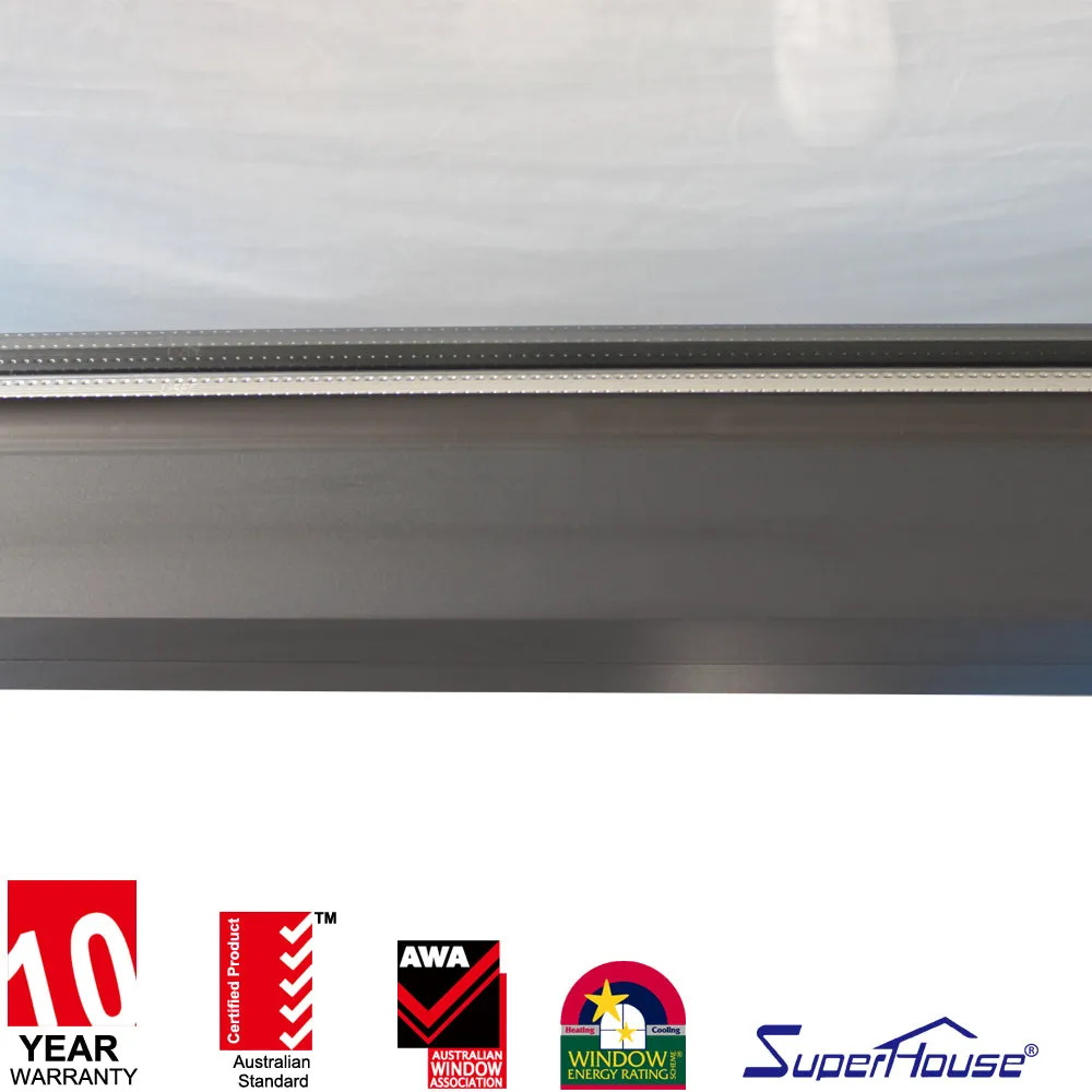 Superhouse Aluminum Frame Fixed Glass Window Small Size Fixed Windows