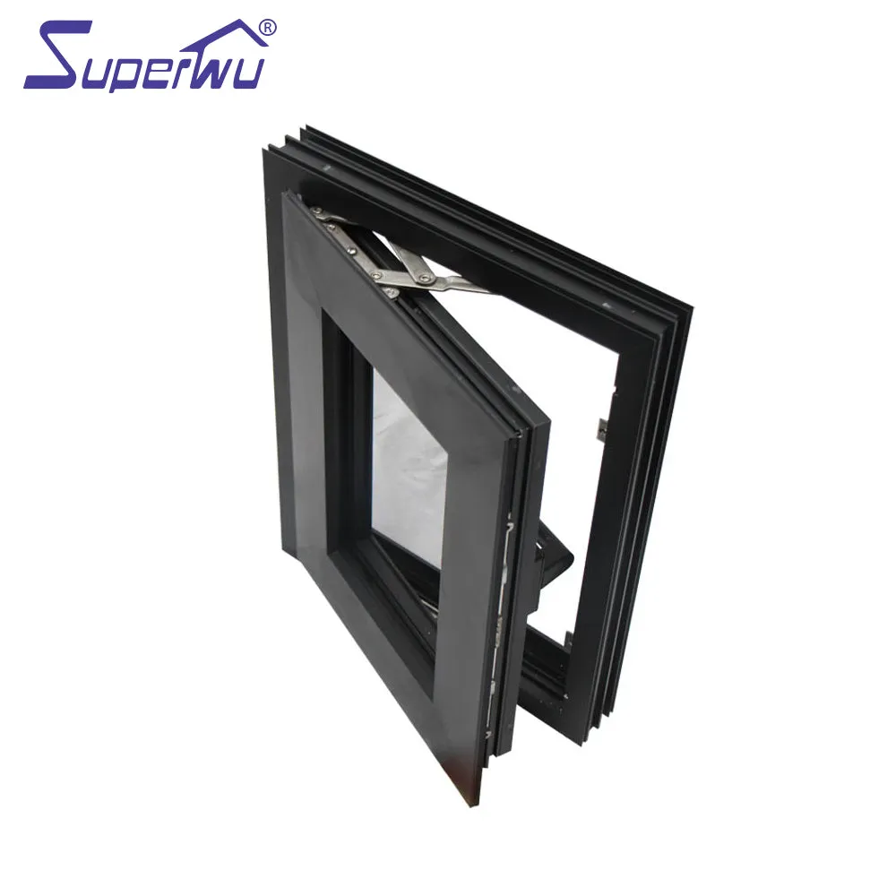 Superwu European style French windows for sale aluminum casement windows best quality