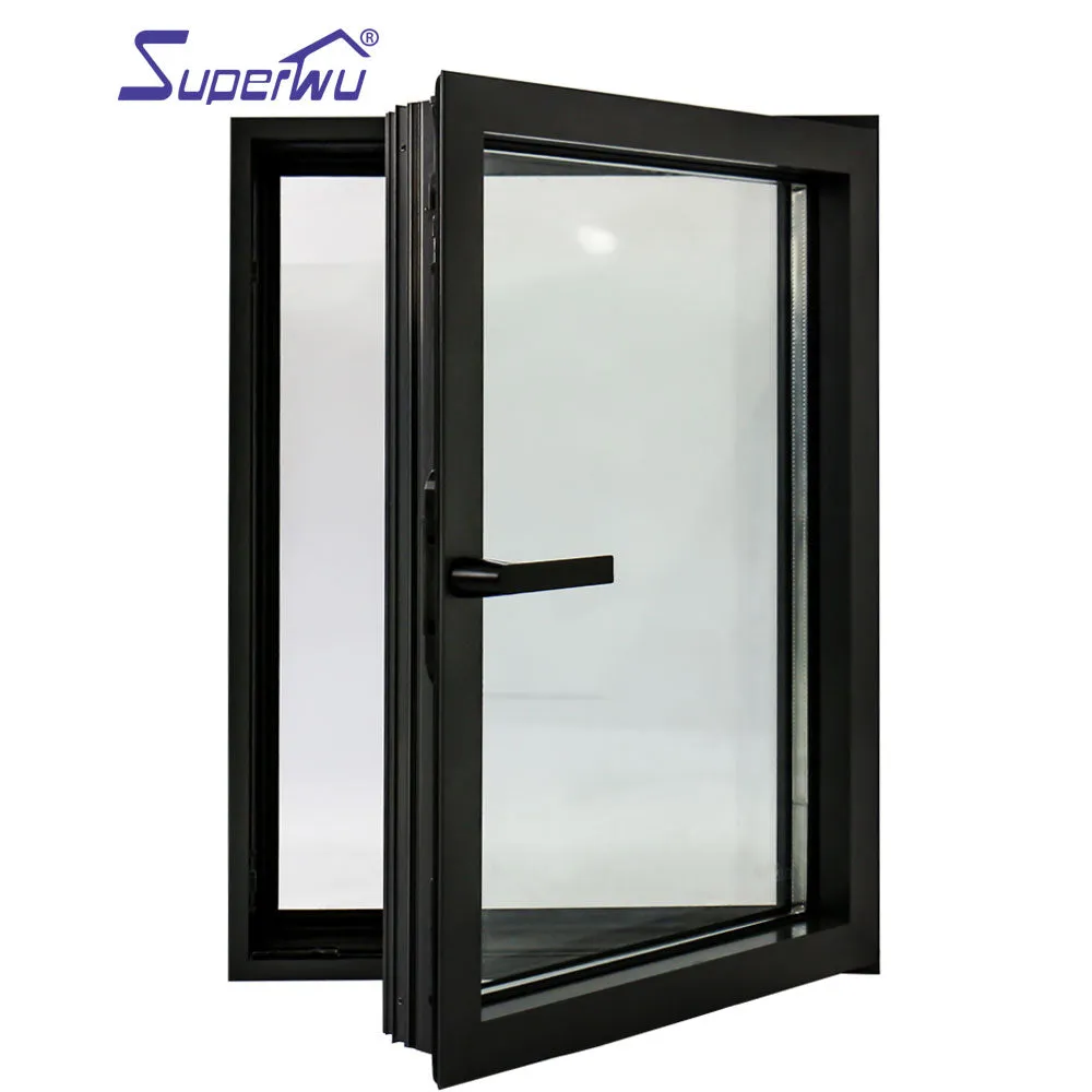 Superwu Price aluminum casement windows with simple design for sale Australia standard