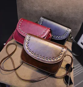 Vintage rivet mini leather handbags hotsale ladies party purse wedding clutches women small crossbody shoulder messenger bags Vintage rivet mini leather handbags hotsale ladies party purse wedding clutches women small crossbody shoulder messenger bags