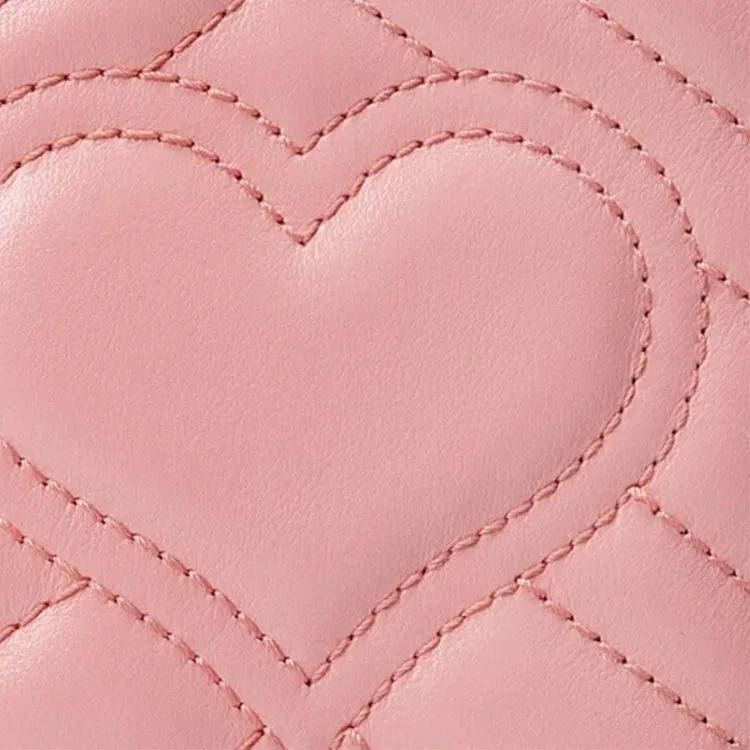 (WMNS) GUCCI Marmont Series Leather Bag MIni-Size Pink 598597-DTDCP-5815